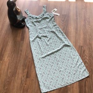 Dawn Joy Vintage Mint Green Fitted Dress 13/14 NWT